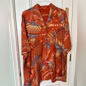 Tommy Bahama silk button down shirt, Sz XXL